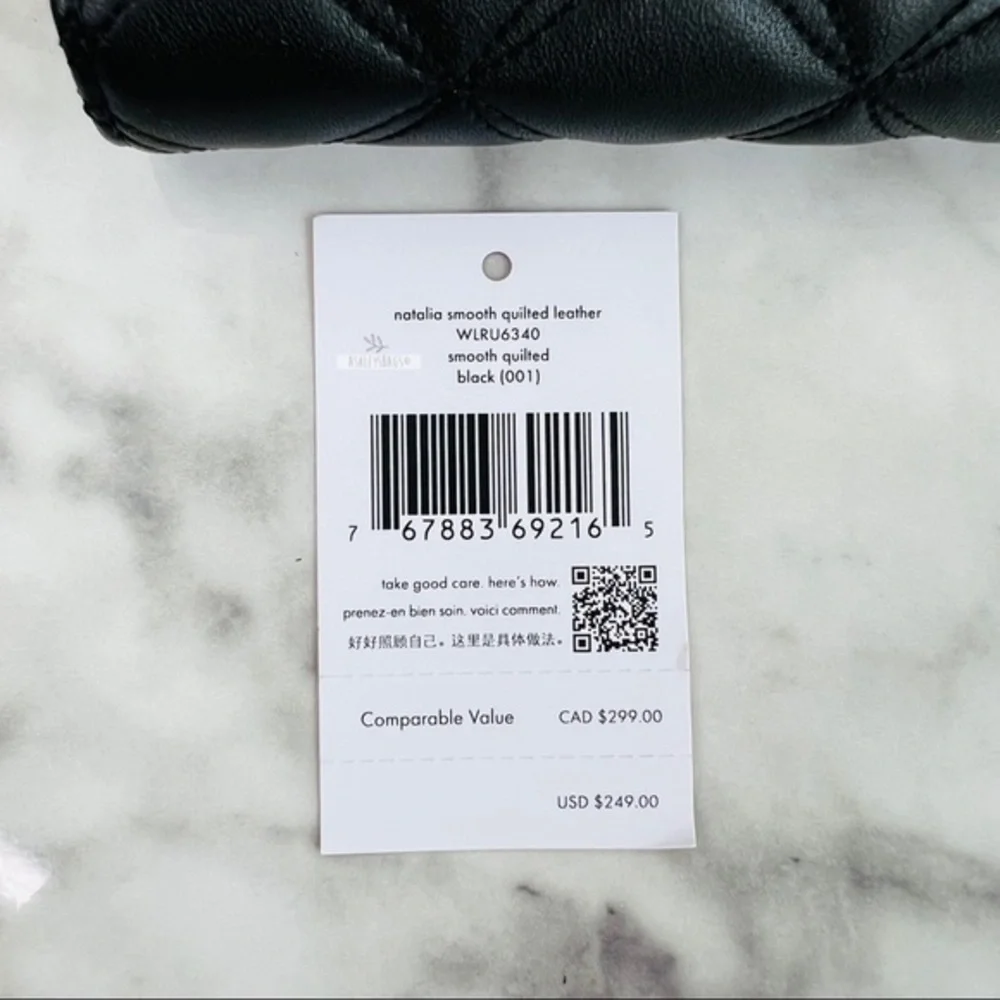 Kate Spade Natalia Quilted Smooth Leather Large Continental Wallet - Picture 4 of 4
